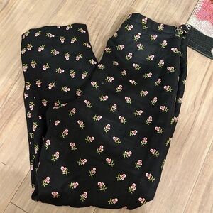 Carlisle Floral Black Pants